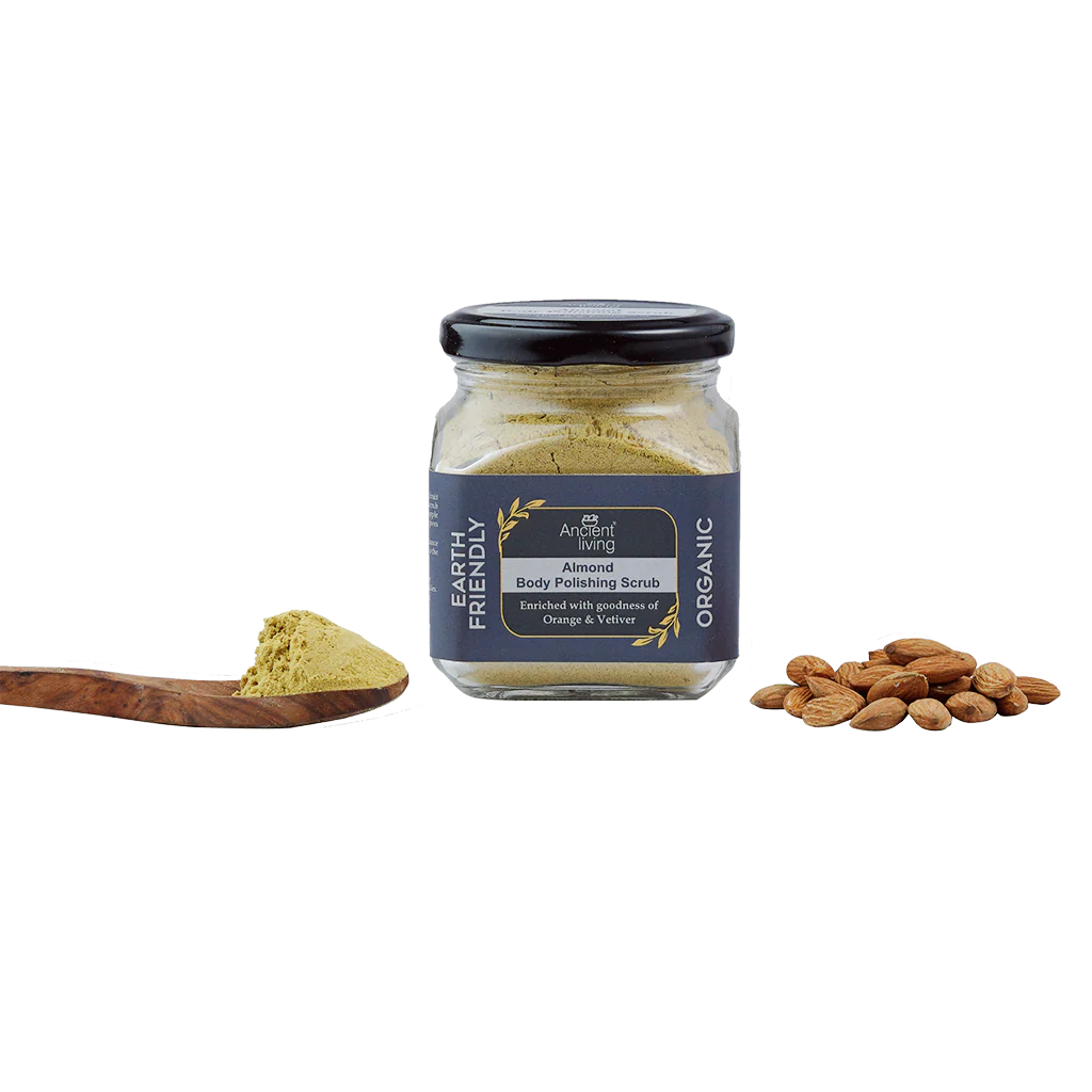 Almond Body Polishing Scrub Jar - 100 gm - Image 4
