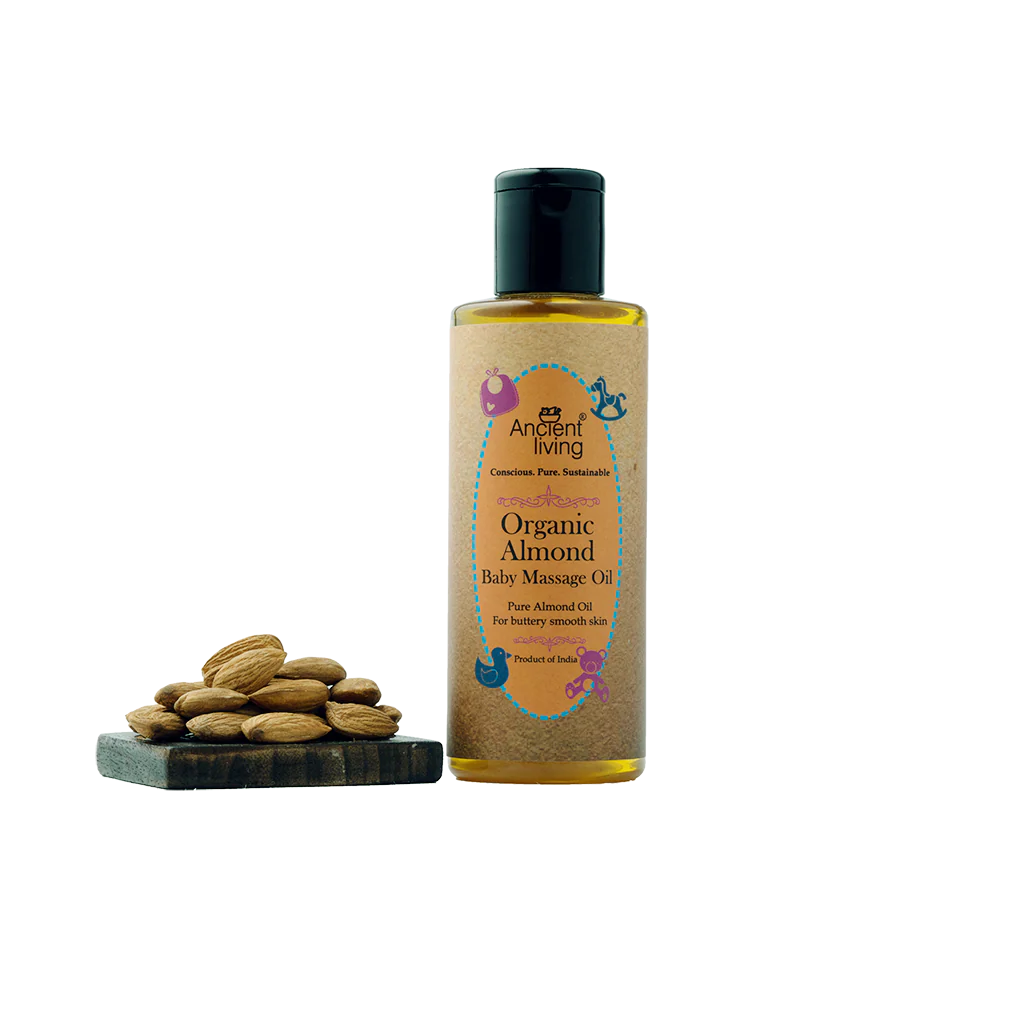 Ancient Living Almond Baby Massage Oil - 200 ml - Image 3
