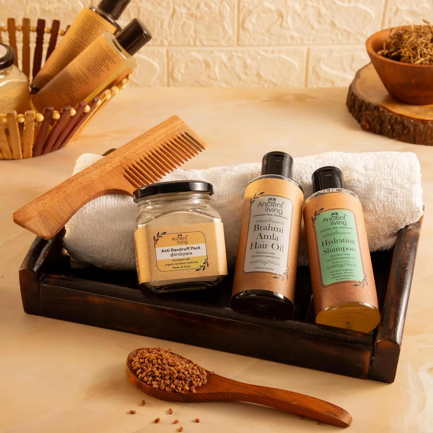 Ancient Living Anti-Dandruff Kit - Image 3