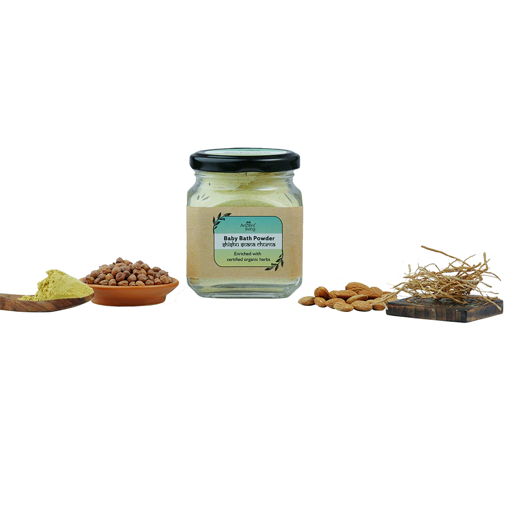 Ancient Living Baby Bath Powder Jar - 100 gm - Image 4