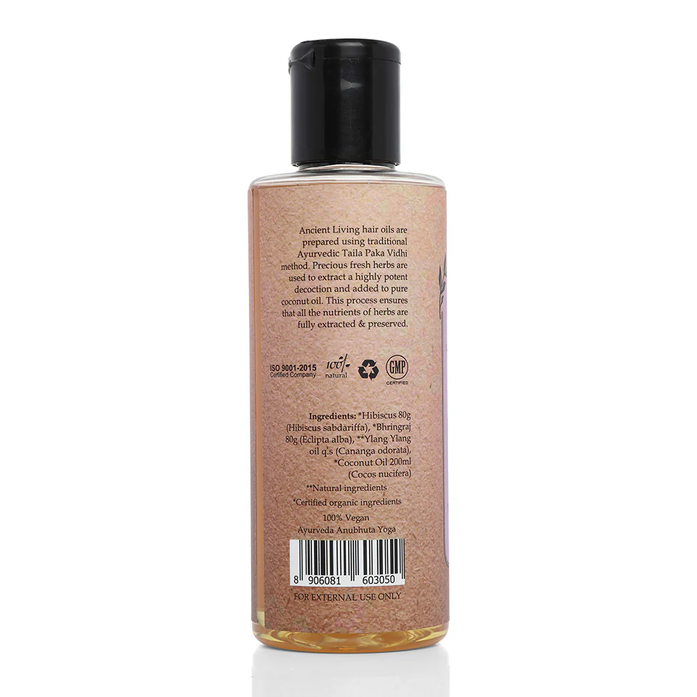 Ancient Living Hibiscus & Bhringraj Hair Oil - 200 ml - Image 5