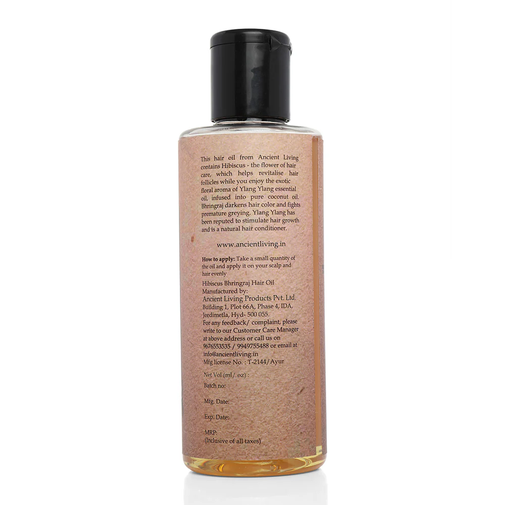 Ancient Living Hibiscus & Bhringraj Hair Oil - 50 ml - Image 5