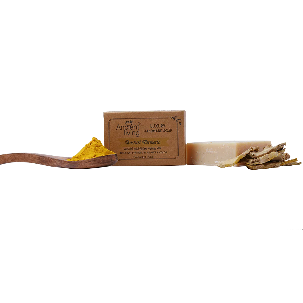Ancient Living Kasturi Turmeric Handmade Soap with Organic Certified Ingredients | Chemical-Free - Image 6