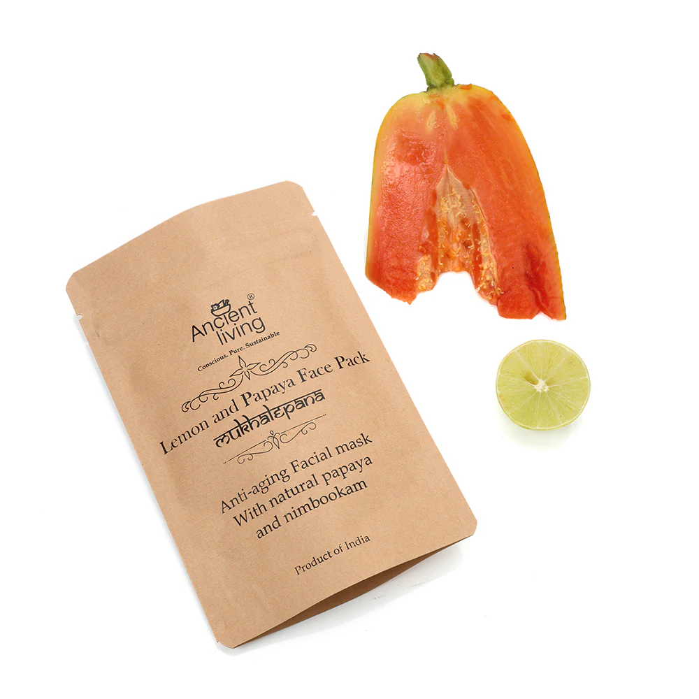 Ancient Living Lemon & Papaya Face Pack - 40 gm - Image 3