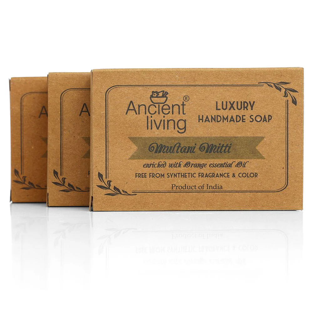 Ancient Living Multani Mitti Luxury Handmade Soap | with Organic Certified Ingredients  | Chemical-Free Soap for Tan Removal - Image 10