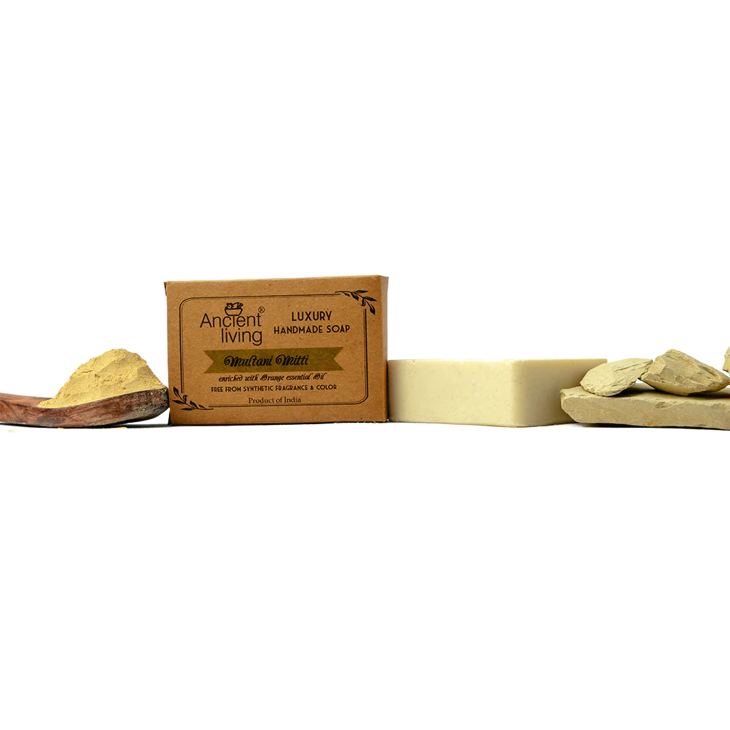 Ancient Living Multani Mitti Luxury Handmade Soap | with Organic Certified Ingredients  | Chemical-Free Soap for Tan Removal - Image 8