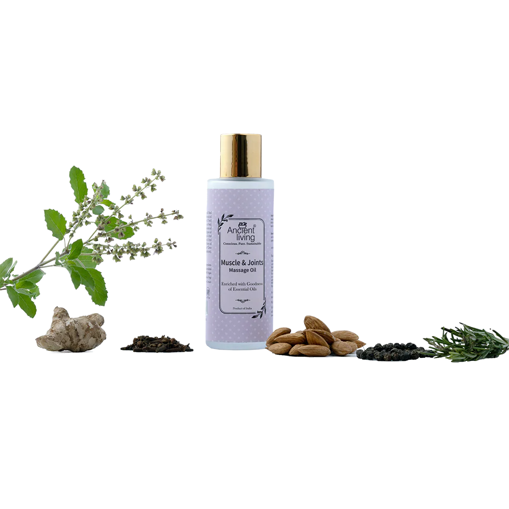 Ancient Living Muscle & Joint Massage Oil - Glass Bottle - 100 ml - Image 3