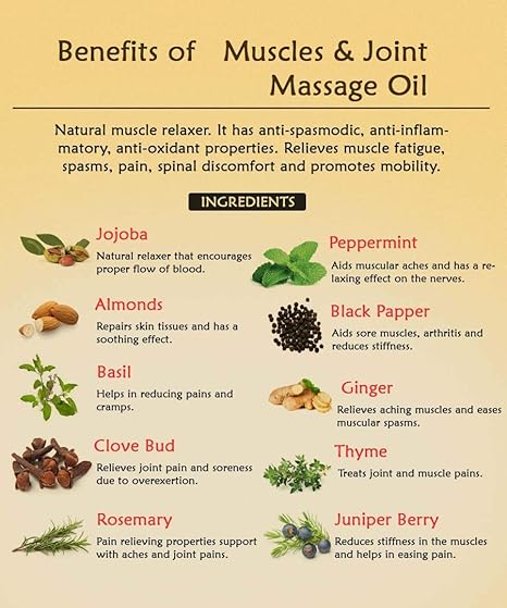 Ancient Living Muscle & Joint Massage Oil - Glass Bottle - 100 ml - Image 4