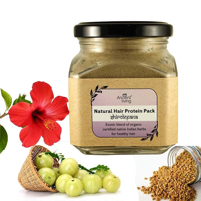 Ancient Living Natural Hair Protein Pack | Organic Certified Ingredients | Chemical Free Pack for Healthy Hair - 100 gm - Image 6