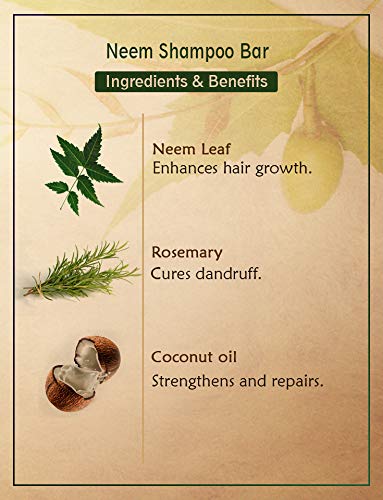 Ancient Living Neem Shampoo Bar - 100 gm - Image 4