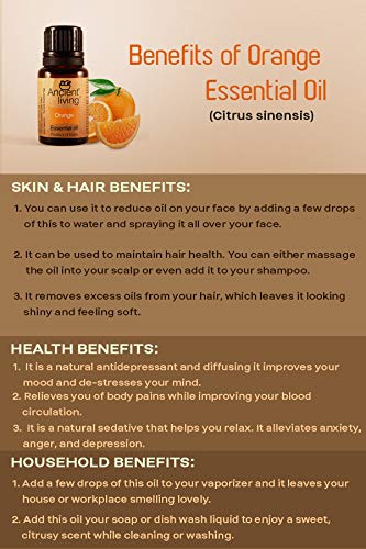 Ancient Living Orange Essential Oil - 10 ml - Image 3