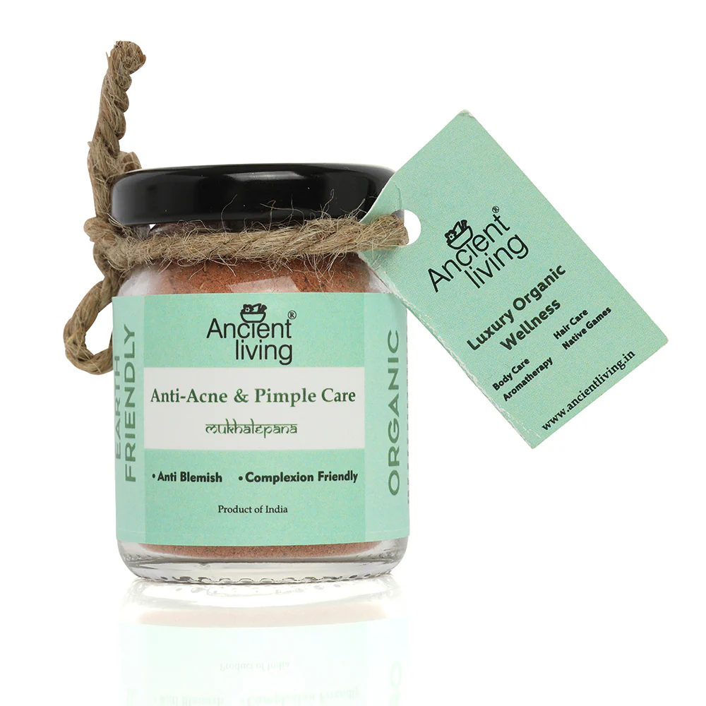 Ancient Living Organic Anti Acne & Pimple Care Face Pack - 20 gm - Image 5