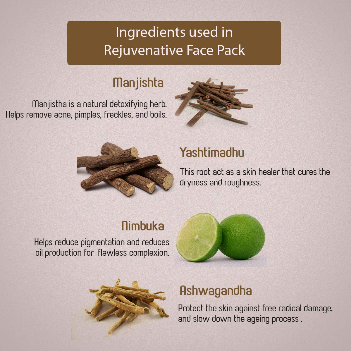 Ancient Living Rejuvenative Face Pack - 40 gm - Image 5