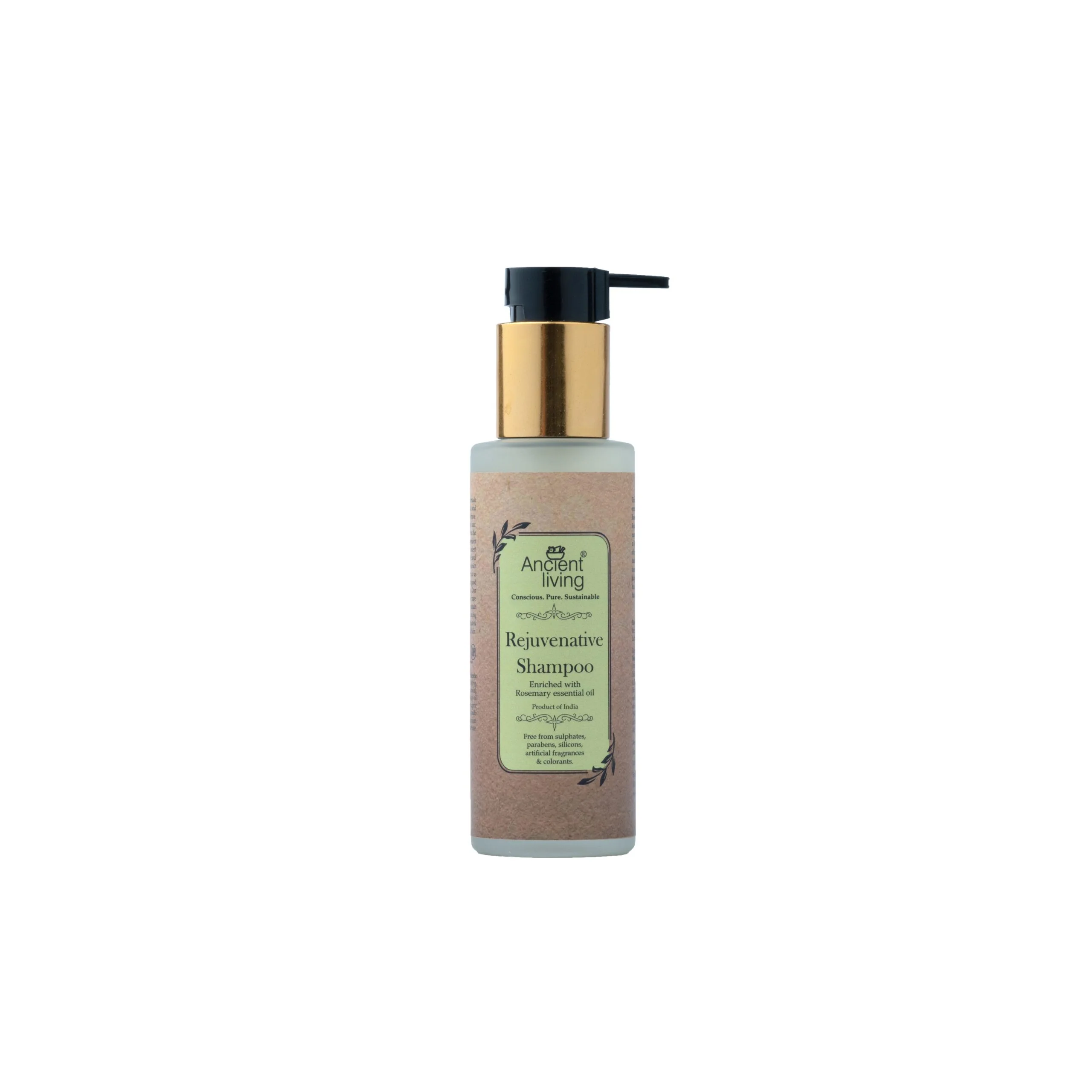 Ancient Living Rejuvenative Shampoo - 100 ml - Glass Bottle - Image 3