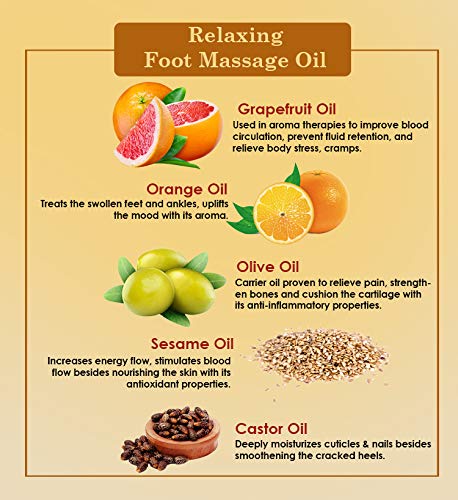 Ancient Living Relaxing foot massage Oil - 50 ml - Image 3