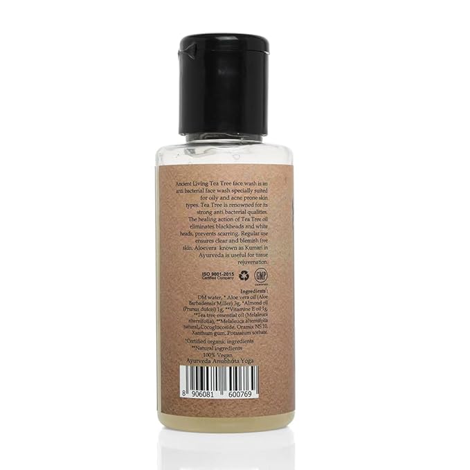 Ancient Living Tea tree Face Wash - 100 ml - Image 3